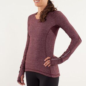 Lululemon Star Runner Long Sleeve- Athletic Running Top- Size 8